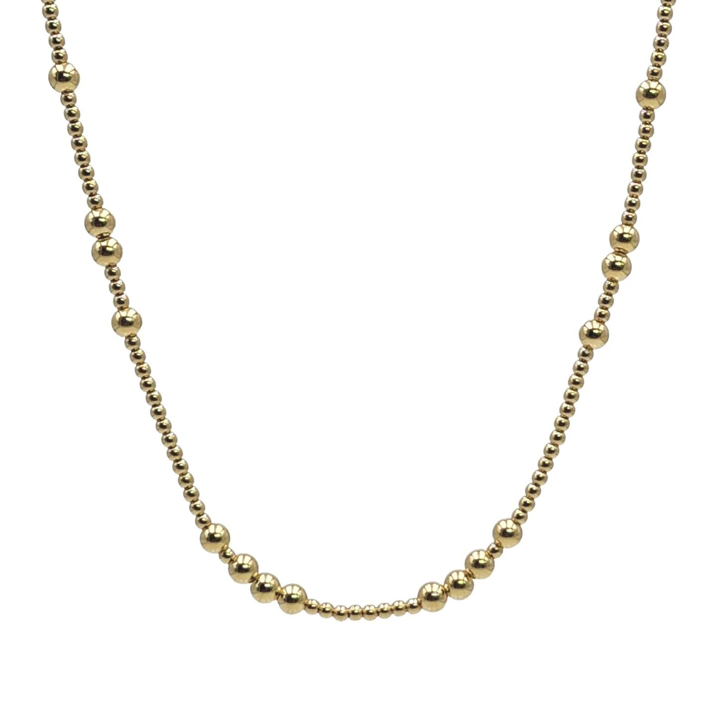 Mix Bead Gold Filled Necklace