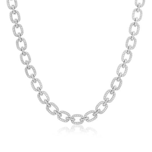 COLLAR FULL CZ OVAL